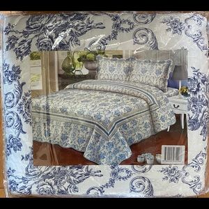 Cal King Quilted Comfort Bedspread 3 Pcs Set